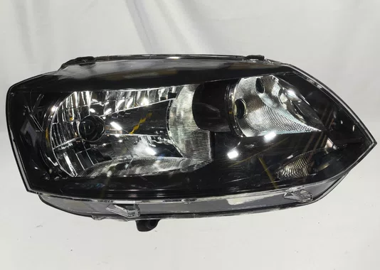 Farol Volkswagen Fox 2010 at 2014 Simples Mascara Negra Lado Direito