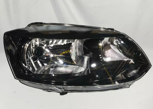 Farol Volkswagen Fox 2010 at 2014 Simples Mascara Negra Lado Direito