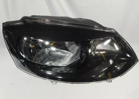 Farol Volkswagen Fox 2010 at 2014 Simples Mascara Negra Lado Direito