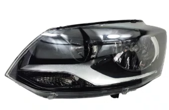 Farol Volkswagen Fox 2010 ate 2014 Duplo Mascara Negra Lado Esquerdo