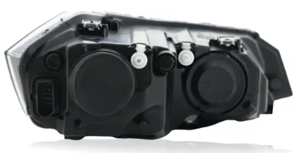 Farol VolksWagen Polo com Friso Cromado para 04 Lampada Lado Esquerdo 2018 ate 2022.