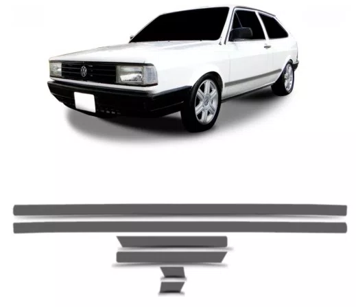 Friso Lateral Cinza - VW Gol CL (At 1994 - "Quadrado")