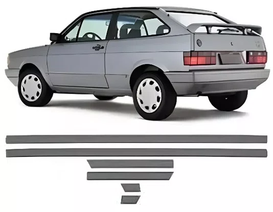 Friso Lateral Cinza - VW Gol CL (At 1994 - "Quadrado")