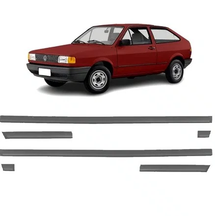 Friso Lateral Cinza - VW Gol CL (At 1994 - "Quadrado")