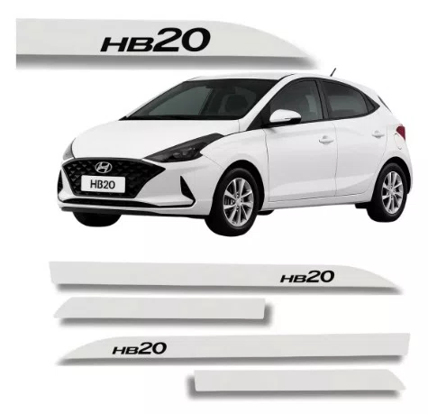 Friso Lateral Modelo Original - Hyundai HB20 (Hatch e Sedan)