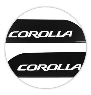 Friso Lateral Personalizado Corolla 2021 a 2026 Preto Eclipse