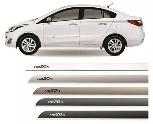 Friso Lateral Personalizado Hyundai HB20 Cromad