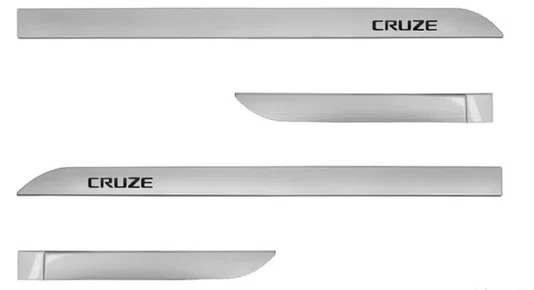 Friso Lateral Personalizado Prata - Chevrolet Cruze (Sedan e Sport6)