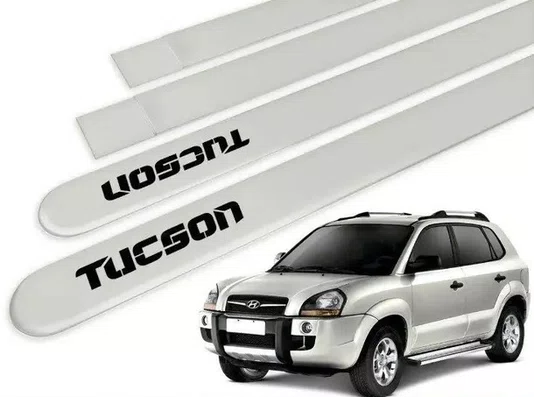 Friso Lateral Personalizado Prata - Hyundai Tucson