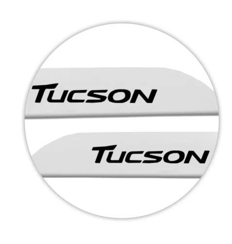 Friso Lateral Personalizado Prata - Hyundai Tucson