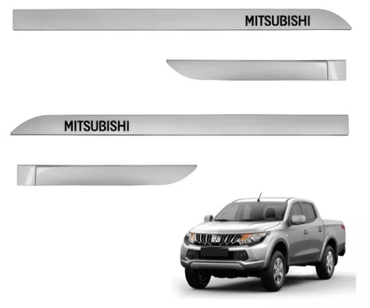 Friso Lateral Personalizado Prata - Linha Mitsubishi