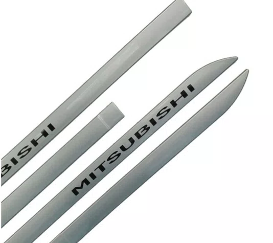 Friso Lateral Personalizado Prata - Linha Mitsubishi