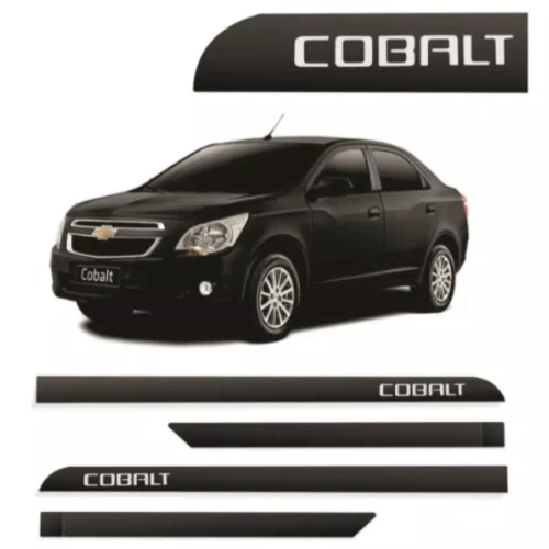 Friso Lateral Personalizado Preto - Chevrolet Cobalt