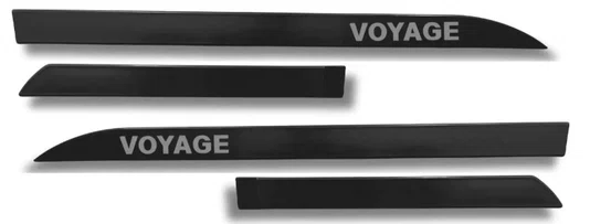 Friso Lateral Personalizado Preto - VW Voyage G6 (2013 a 2016)
