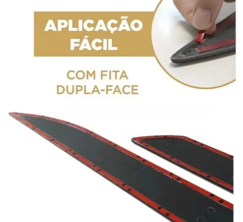 Friso Lateral Personalizado Vermelho Carmim - Chevrolet Prisma
