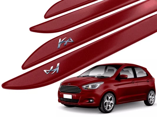 Friso Lateral Personalizado Vermelho - Ford Ka Hatch e Sedan (2015 a 2021)