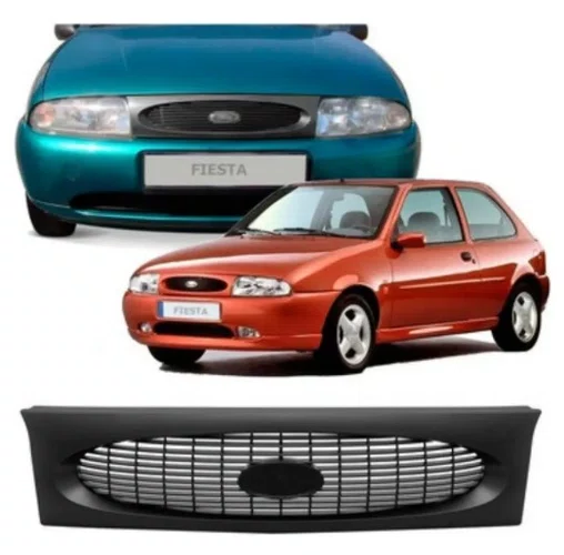 Grade do Radiador Preta - Ford Courier (1996 a 1999)