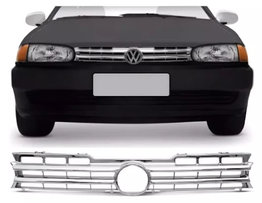 Grade do Radiador Tuning Cromada - Volkswagen Gol G2 "Bola" (1996 a 1999)