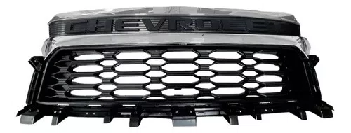 GRADE RADIADOR S10 2021 A 2023 - HIGH COUNTRY COM FURO CROMADO