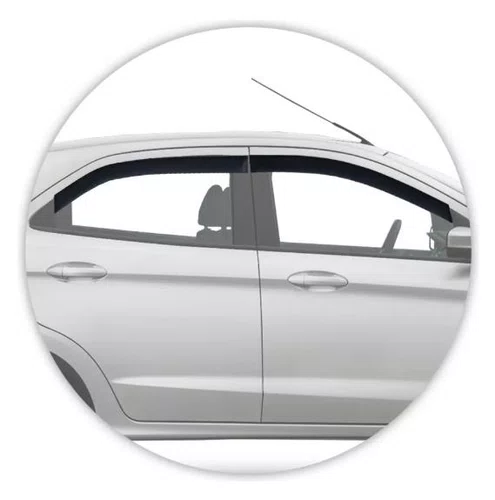 Jogo de Calhas de Chuva / Defletores de Ar  Ford Ka (2014 a 2015)