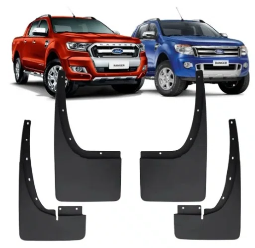 Kit Para-Barro Lameiro de Borracha 4 Pecas Ford Ranger