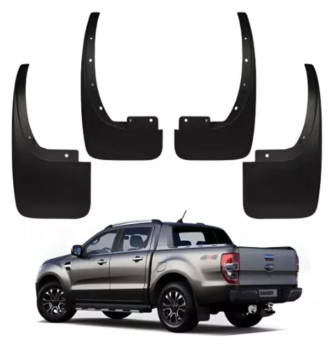 Kit Para-Barro Lameiro de Borracha 4 Pecas Ford Ranger