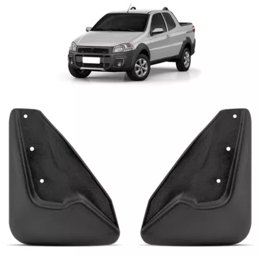 Lameiro Para-Barro Dianteiro Esquerdo - Fiat Strada Trekking