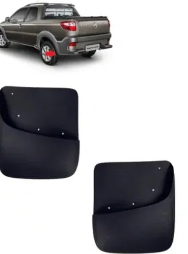 Lameiro Para-Barro Traseiro Direito  Fiat Strada Trekking