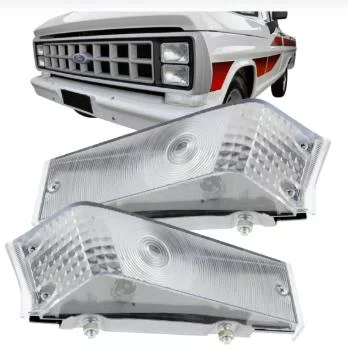 Lanterna Dianteira F1000 Cristal Lado Esquerdo Ate 1992