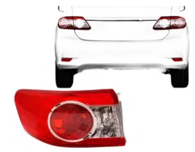 Lanterna Traseira Canto Lado Esquerdo Toyota Corolla 2011 ate 2014 Sem Led