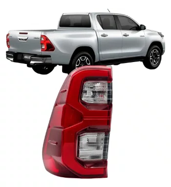 Lanterna Traseira Com Led Canto Lado Esquerdo Hilux 2021 ate 2025