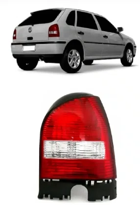 Lanterna Traseira Gol G3 Aba Preta Lado Direito 1999 Ate 2005