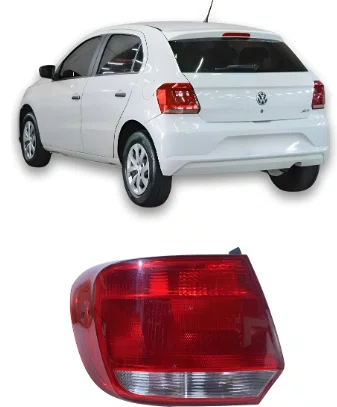 Lanterna Traseira Gol G6 Bicolor Lado Esquerdo Valeo 2013 Ate 2016