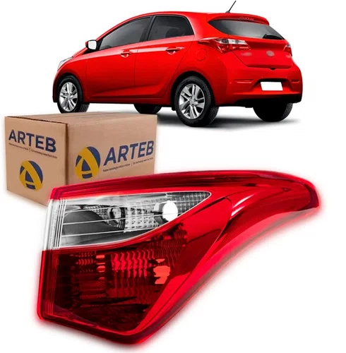 Lanterna Traseira Hyundai HB20 Hatch 2012 a 2015 - Canto Lado Direito Original Arteb