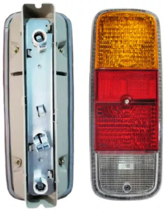 Lanterna Traseira Kombi Clipper 1976 A 1996 Tricolor
