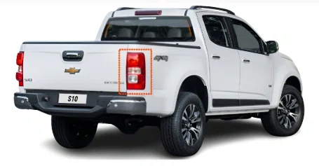 Lanterna Traseira S10 LT Sem Led Lado Direito 2012 Ate 2021
