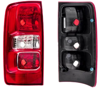Lanterna Traseira S10 Sem Led/Com Luz de Neblina Lado Esquerdo 2012 Ate 2024