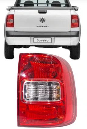 Lanterna Traseira Saveiro G5 Bicolor Lado Direito 2008 Ate 2015