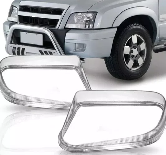 Lente (Vidro) do Farol Auxiliar (Milha) | Chevrolet S10 (2001 a 2011) | Lado Direito