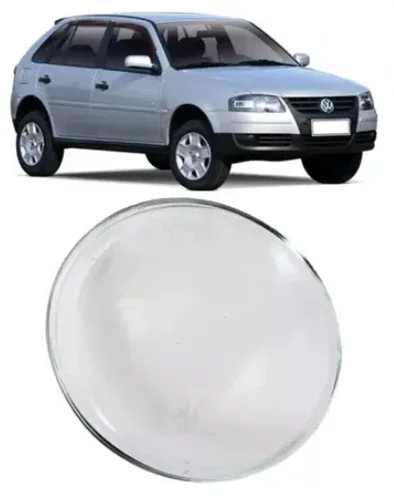 Lente (Vidro) do Farol Auxiliar (Milha) | VW Gol G4 e Fox | Lado Direito