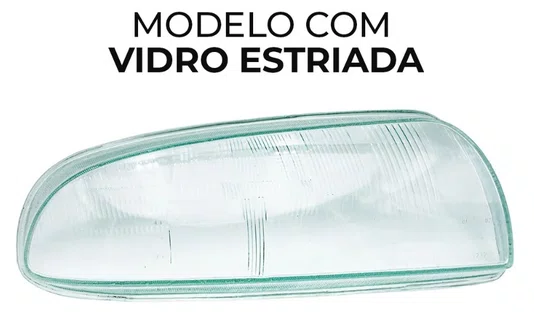 Lente (Vidro) do Farol Principal | Ford Fiesta (1996 em diante) | Lado Esquerdo