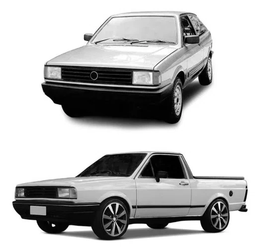 Lente (Vidro) do Farol Principal | VW Gol Saveiro Quadrada (1987 a 1990) | Lado Esquerdo