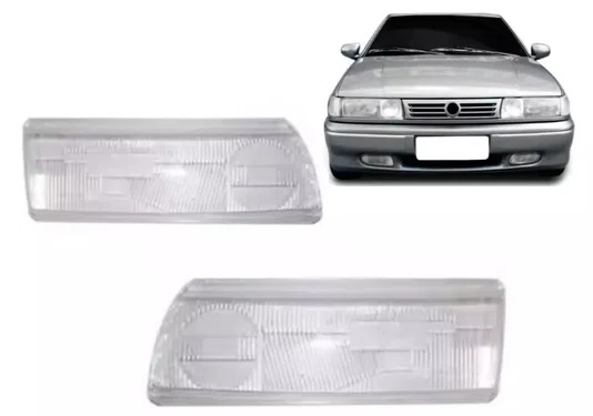 Lente (Vidro) do Farol Principal | VW Logus | Lado Esquerdo