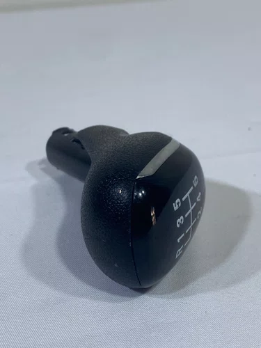 Manopla Bola de Cambio (6 Marchas com Aro Cromado Onix (2020 a 2023) Preta