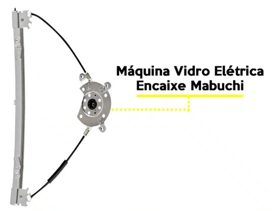 Maquina de Vidro Lado Direito - Renault Clio 4 Portas (1999 a 2016)