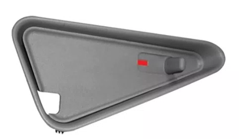 Moldura da Macaneta Interna (Dianteira Direita / Cinza)  Chevrolet S10 e Blazer (1995 a 2011)