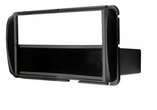 Moldura do Painel do Radio Preto com Porta-Objetos - Toyota Etios