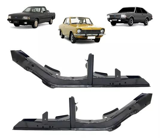 Monobloco Inferior Ford Corcel e Pampa 1.6 - Lado Esquerdo (Motorista)