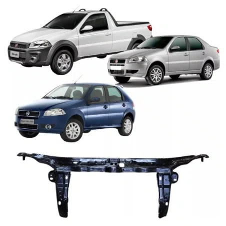 Painel Dianteiro Fiat Palio 2010 a 2012 - Suporte do Radiador.