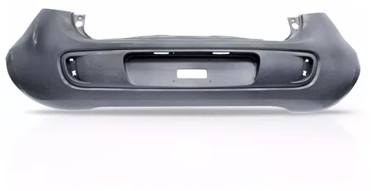 Para-choque Traseiro Cinza - Fiat Novo Palio G5 (2012 em diante)